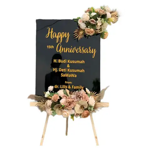 Papan Bunga Akrilik Teluk Tering