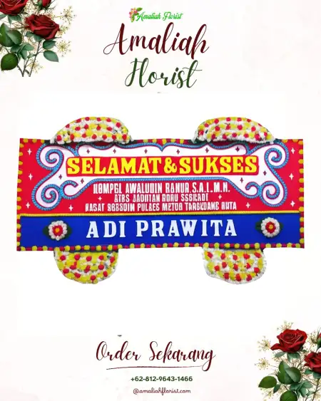 Papan Bunga Ucapan Selamat Teluk Tering